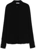 Patrizia Pepe crepe shirt - Black