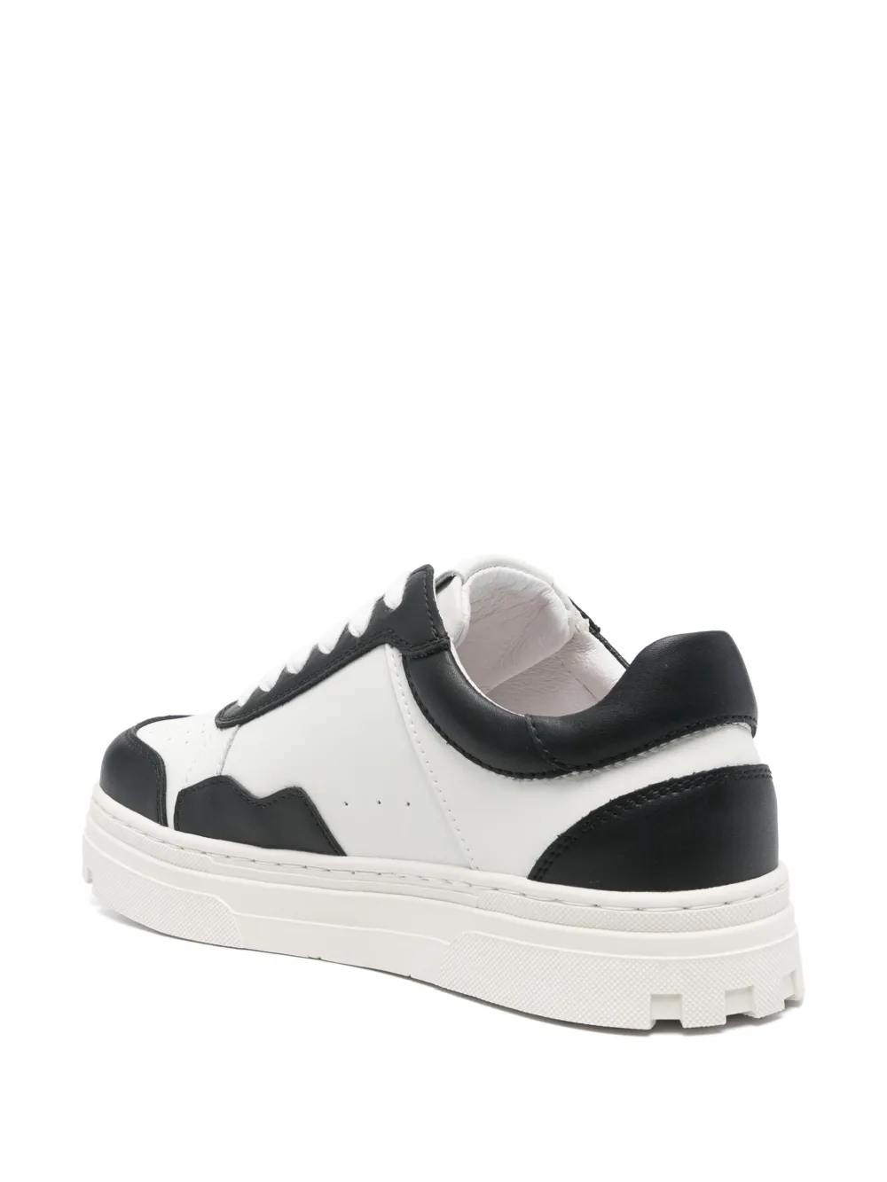 Patrizia Pepe Sneakers met colourblocking Zwart