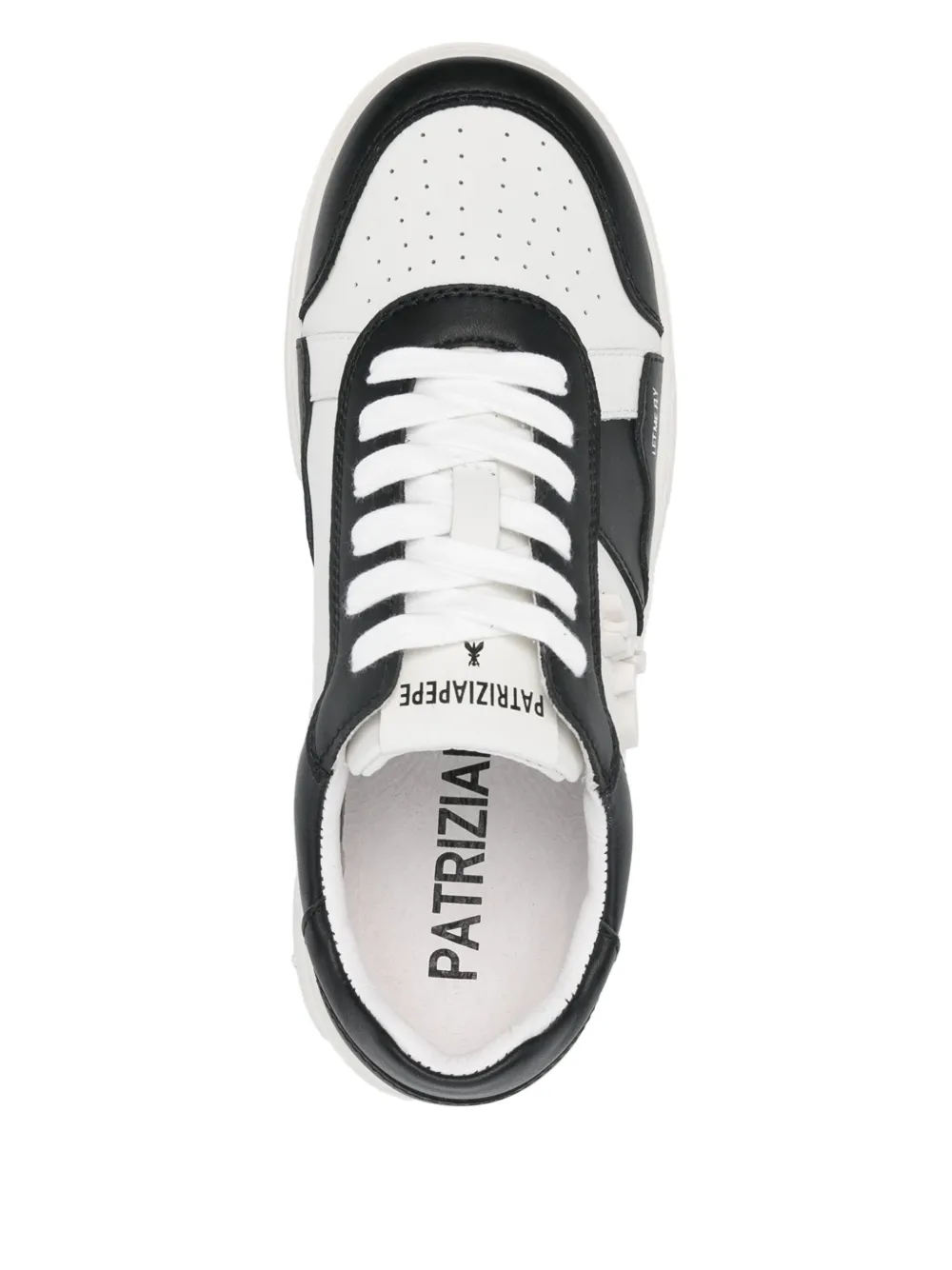 Patrizia Pepe Sneakers met colourblocking Zwart