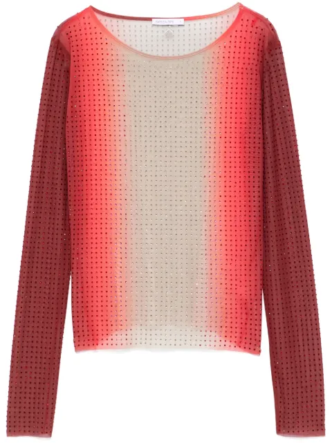 Patrizia Pepe rhinestone-embellished T-shirt