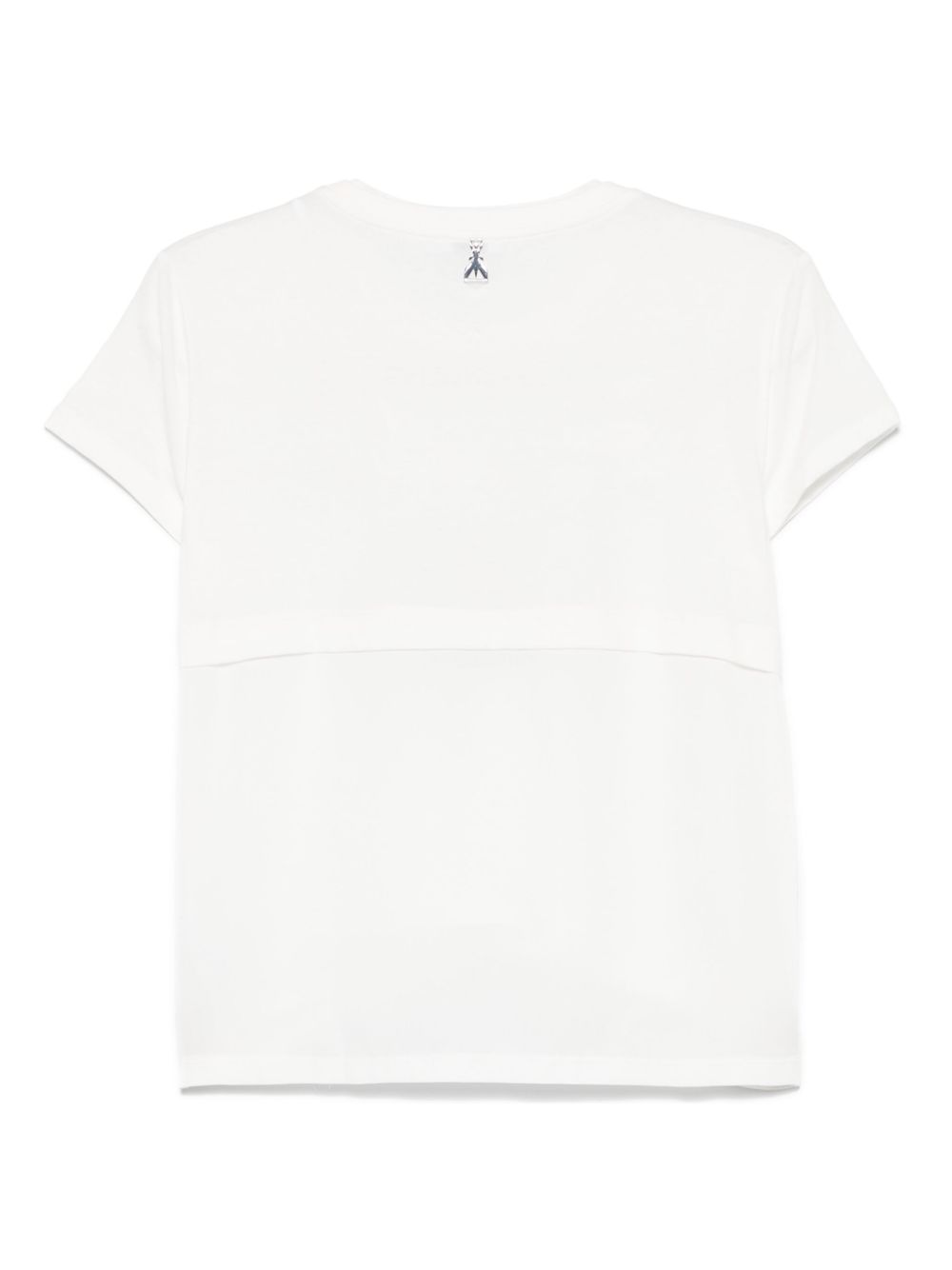 Patrizia Pepe raised-text T-shirt - White