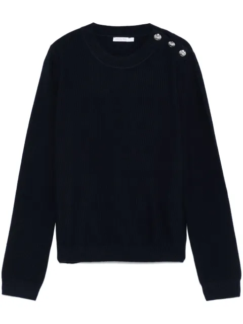 Patrizia Pepe buttoned-shoulder sweater