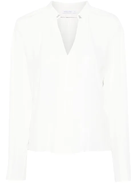 Patrizia Pepe cufflink-detail blouse