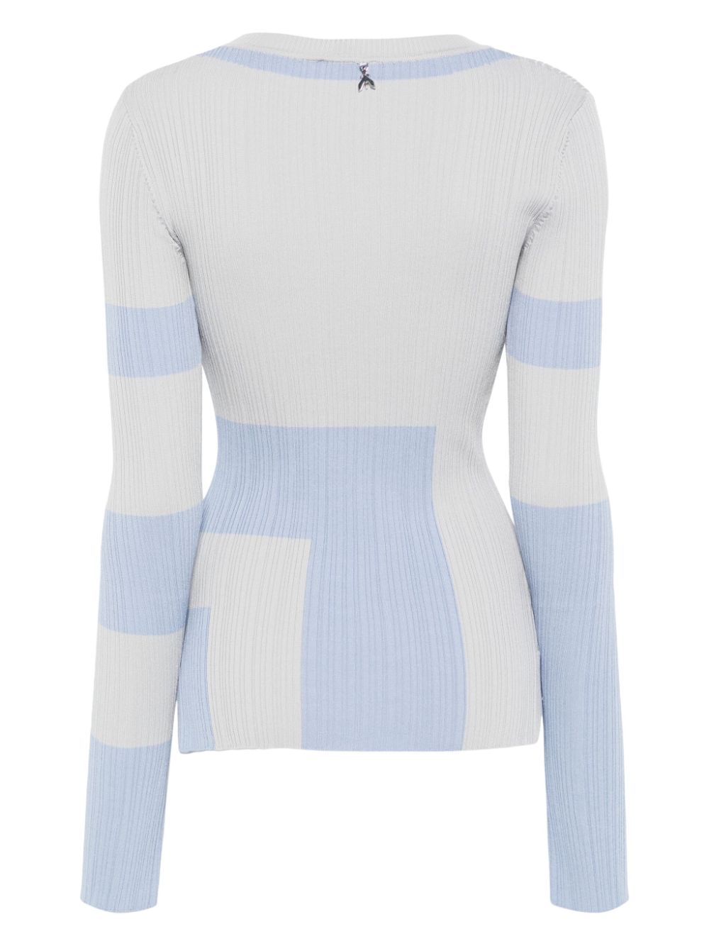 Patrizia Pepe colour-block top - J4E4 Glass grey/Sky