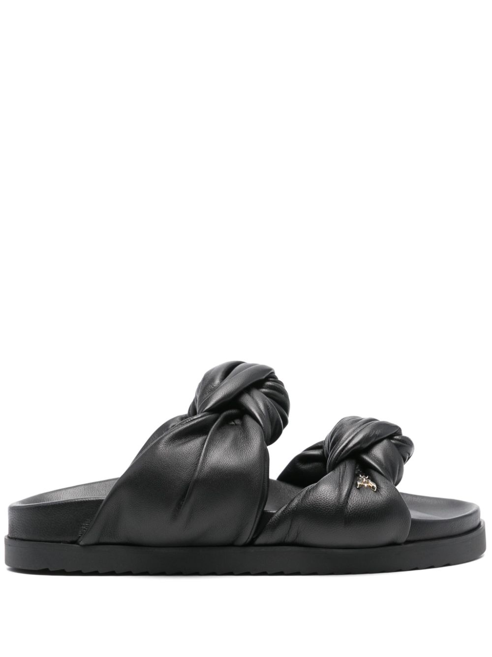 Patrizia Pepe leather sandals – Black