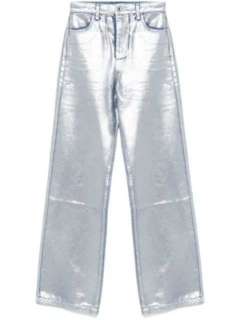 Patrizia Pepe laminated jeans