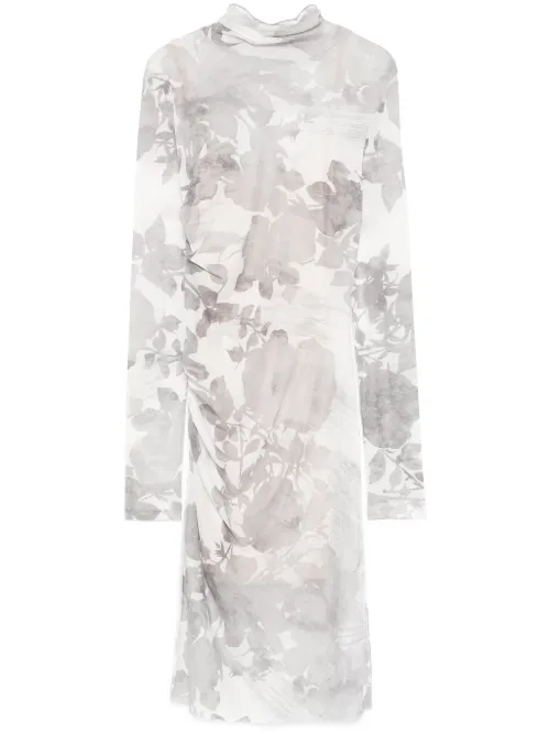 Robe courte à fleurs - Patrizia Pepe - Modalova