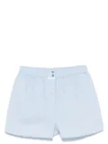Patrizia Pepe logo-patch shorts - Blue