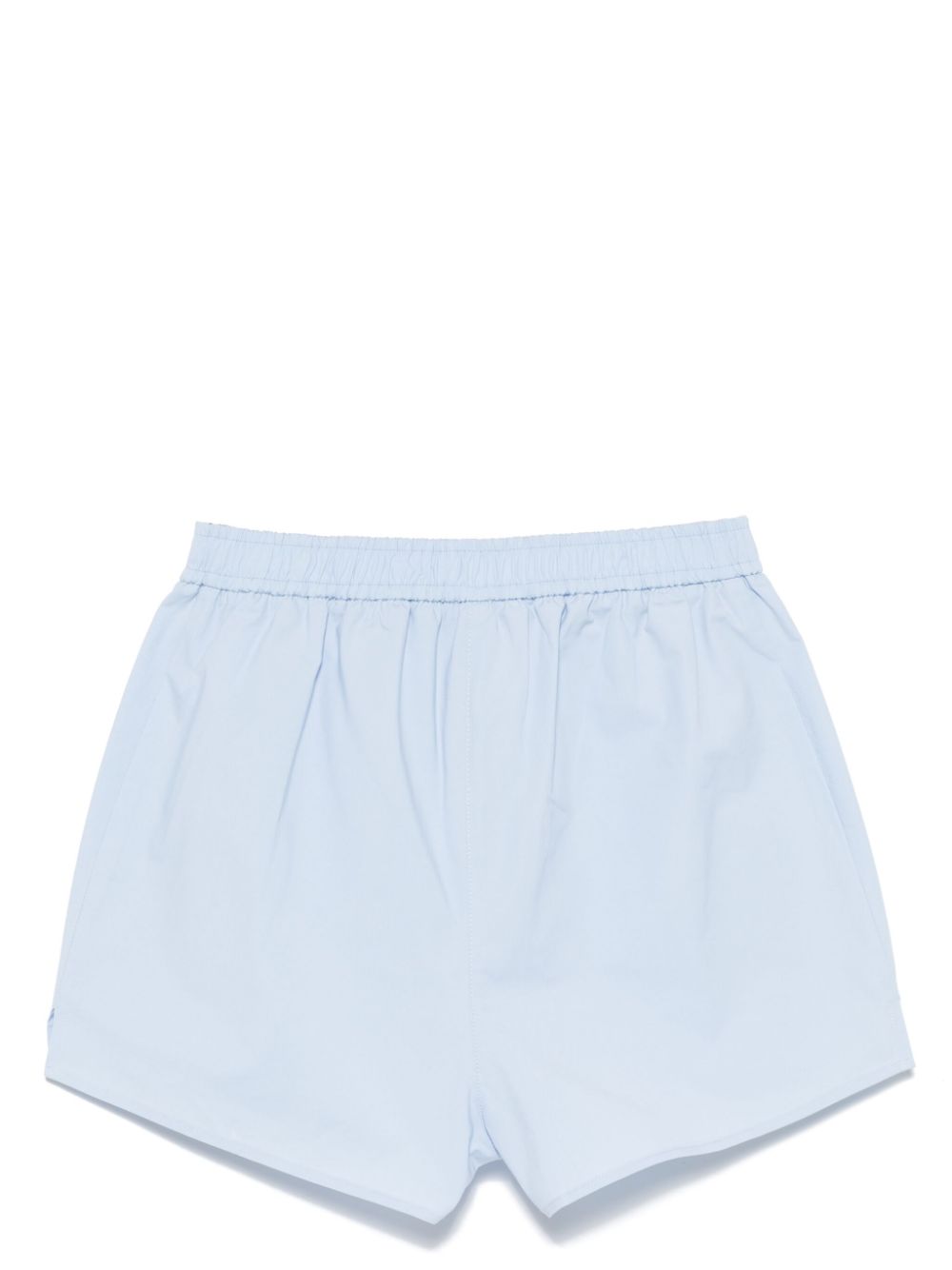 Patrizia Pepe logo-patch shorts - Blauw