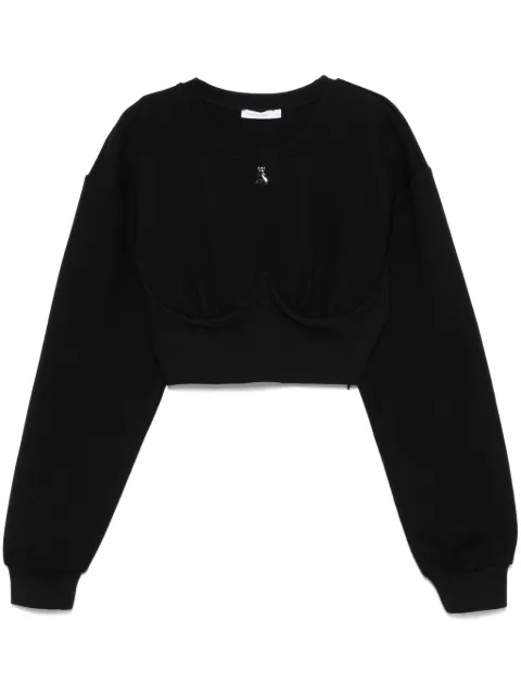 Patrizia Pepe cropped sweatshirt
