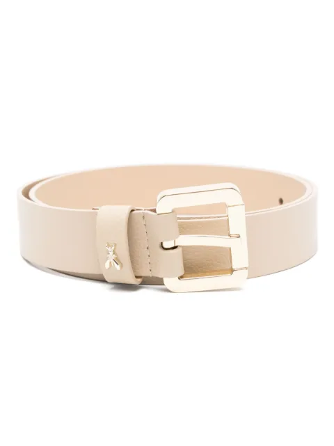 Patrizia Pepe Fly logo-plaque belt