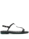 Patrizia Pepe leather sandals - Black
