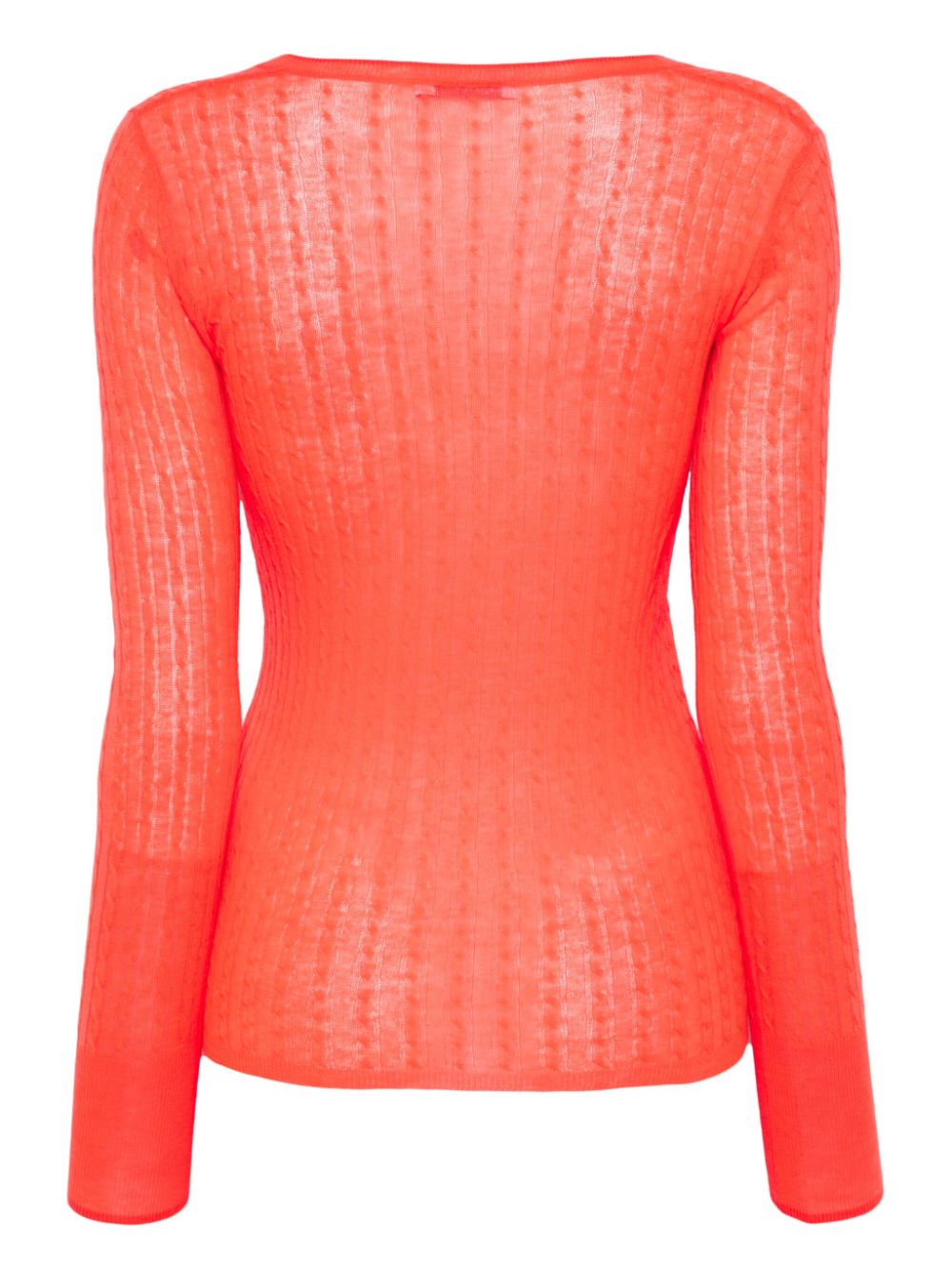 Patrizia Pepe knitted top - Oranje