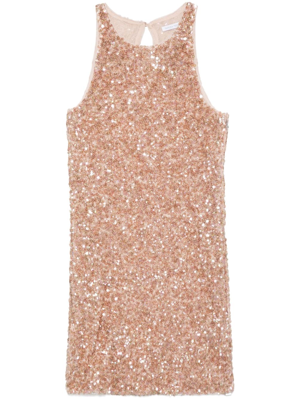 sequined mini dress