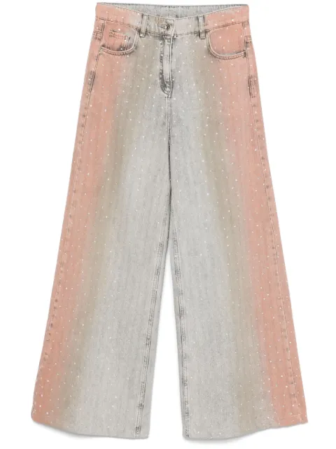 Patrizia Pepe rhinestone-embellished jeans