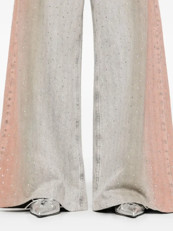 Patrizia Pepe ラインストーン ジーンズ | グレー | FARFETCH JP