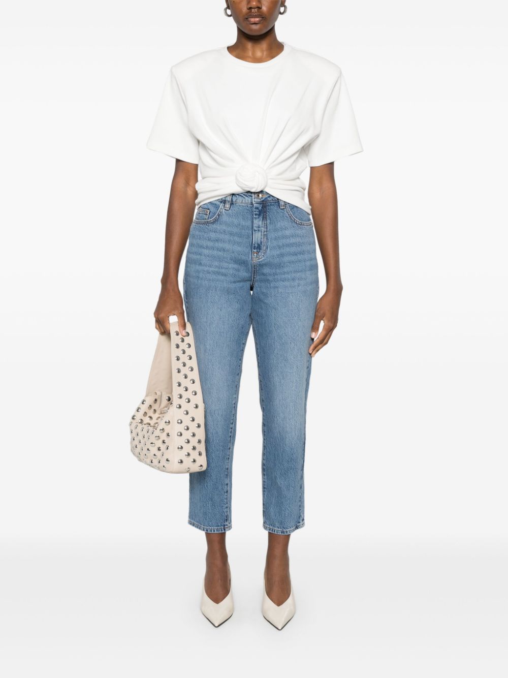 Patrizia Pepe Jeans met Fly-patroon - Blauw