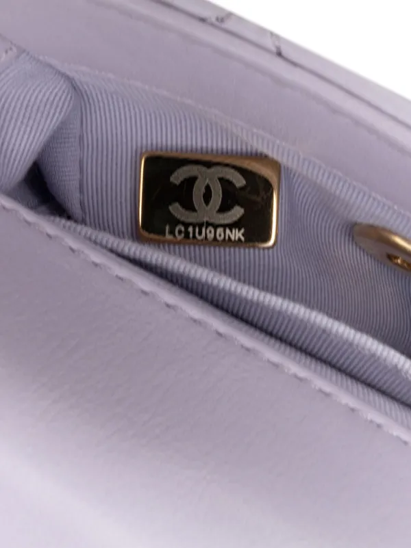 CHANEL Pre-Owned 2021-2024 Mini Quilted Calfskin Framing