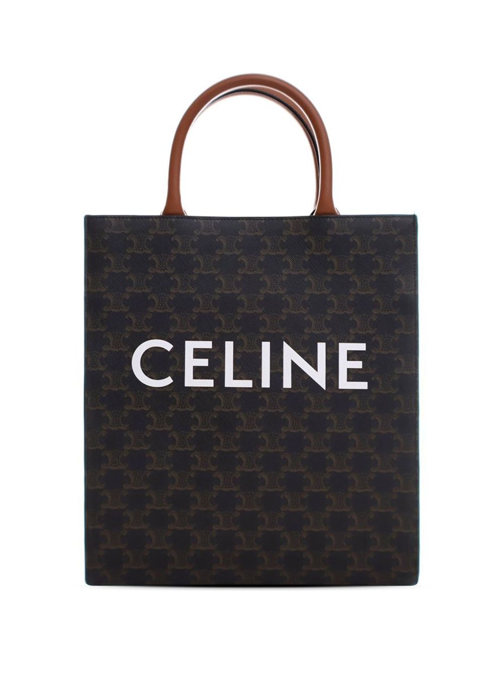 Céline Pre-Owned 2020 Small Triomphe Cabas Vertical Tote satchel - Black