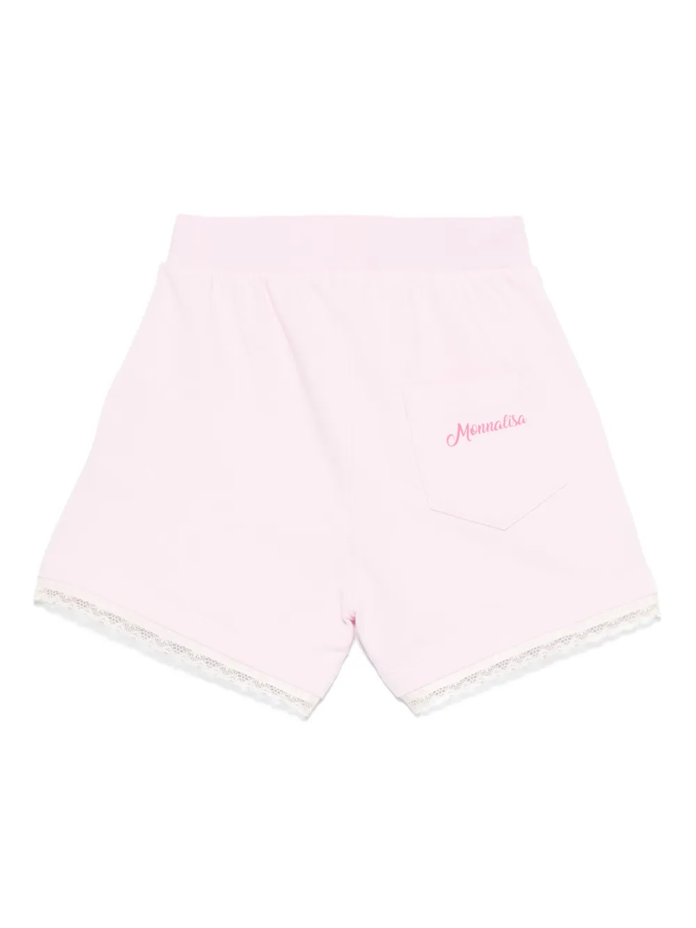Monnalisa Shorts met bloemenprint Roze