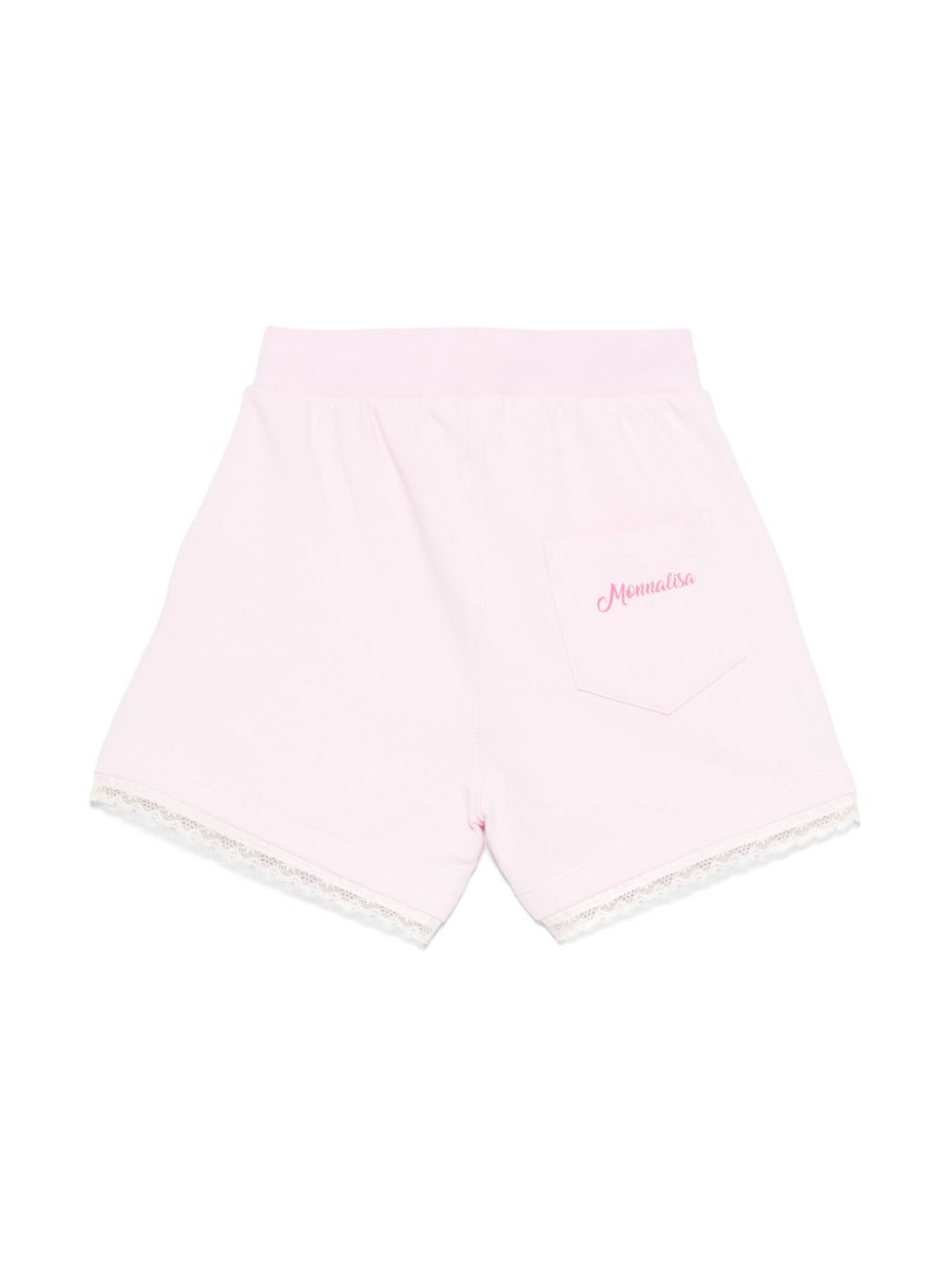 Monnalisa Shorts met bloemenprint - Roze