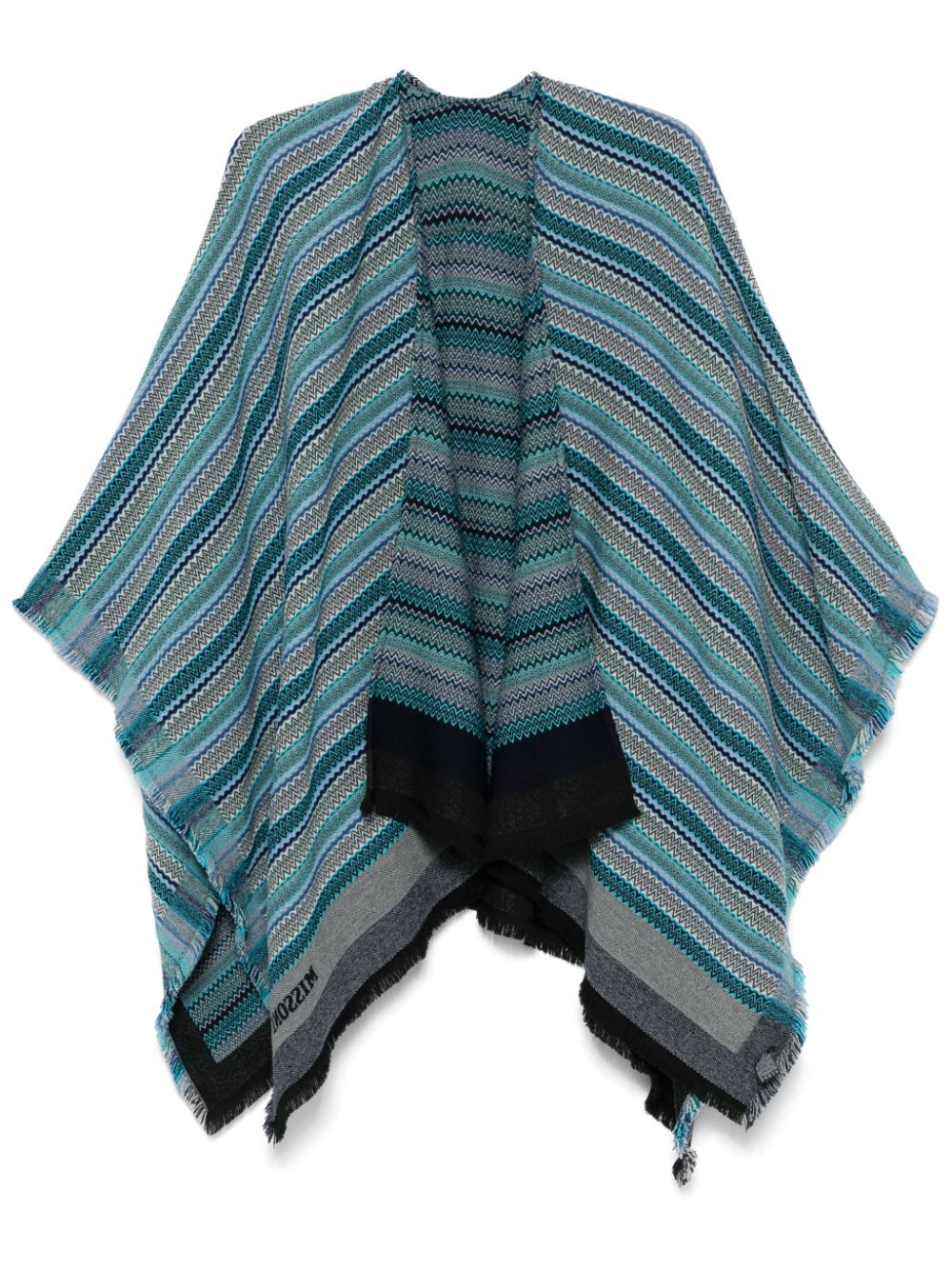 zig-zag woven cape