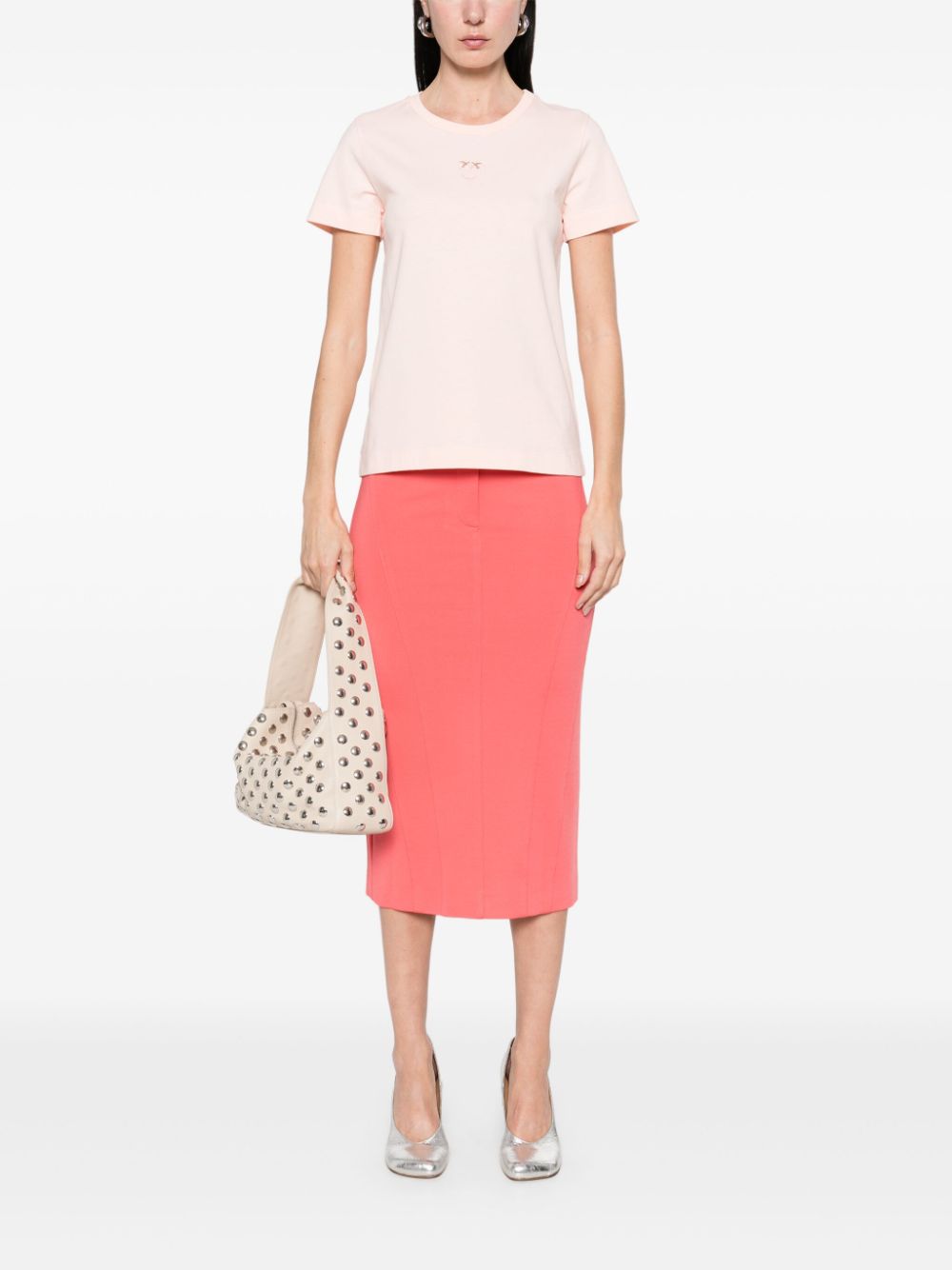 PINKO Bussolotto T-shirt - Roze