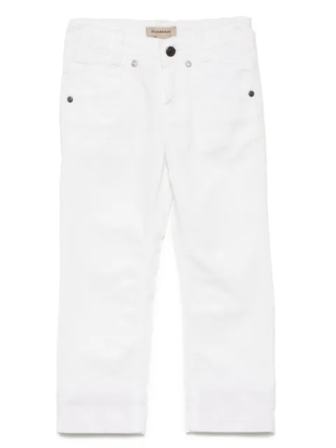 Burberry Kids jean à coupe droite