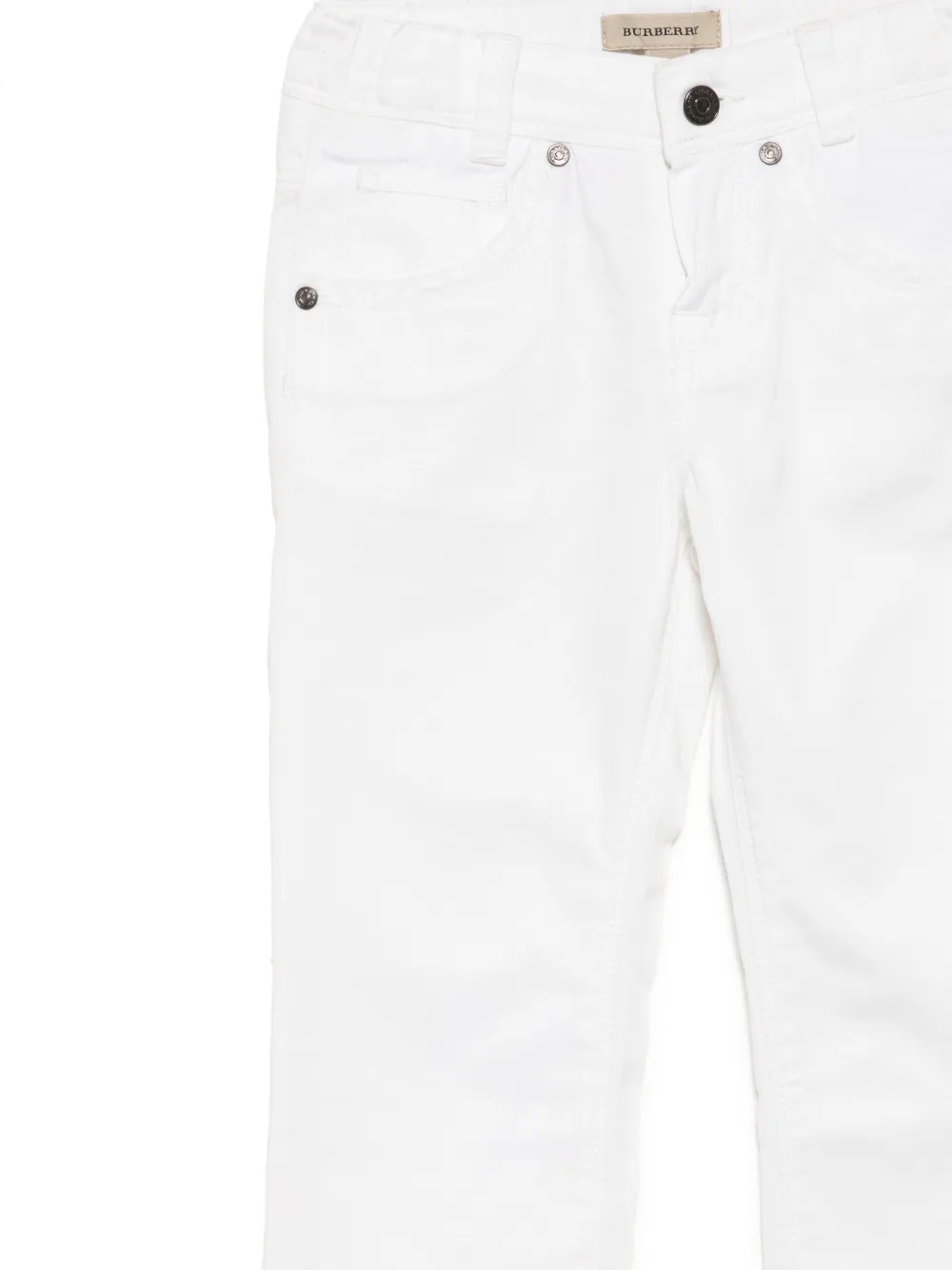 Burberry Kids Straight jeans Wit