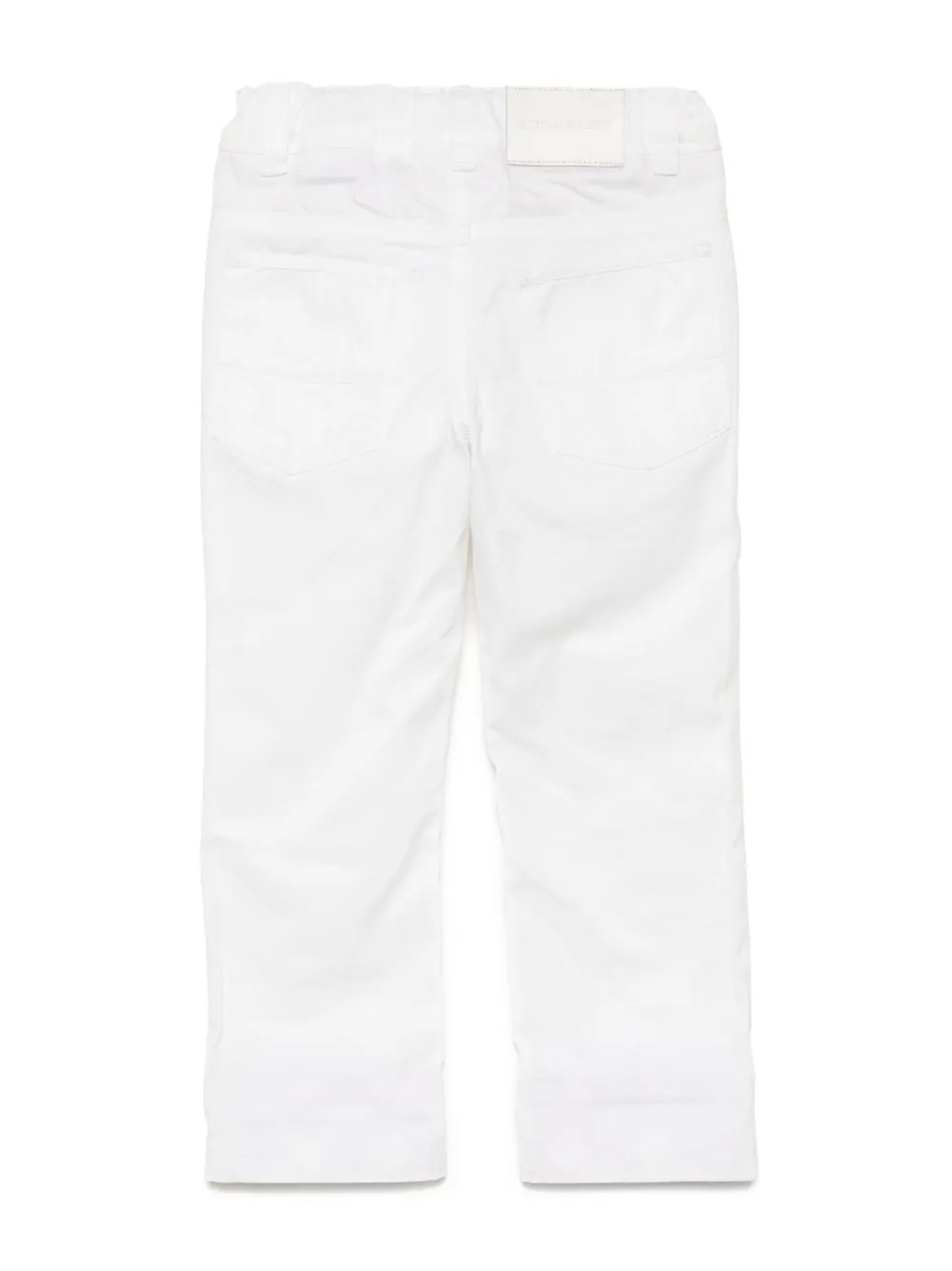 Burberry Kids Straight jeans - Wit