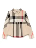 Burberry Kids checked dress - Brown