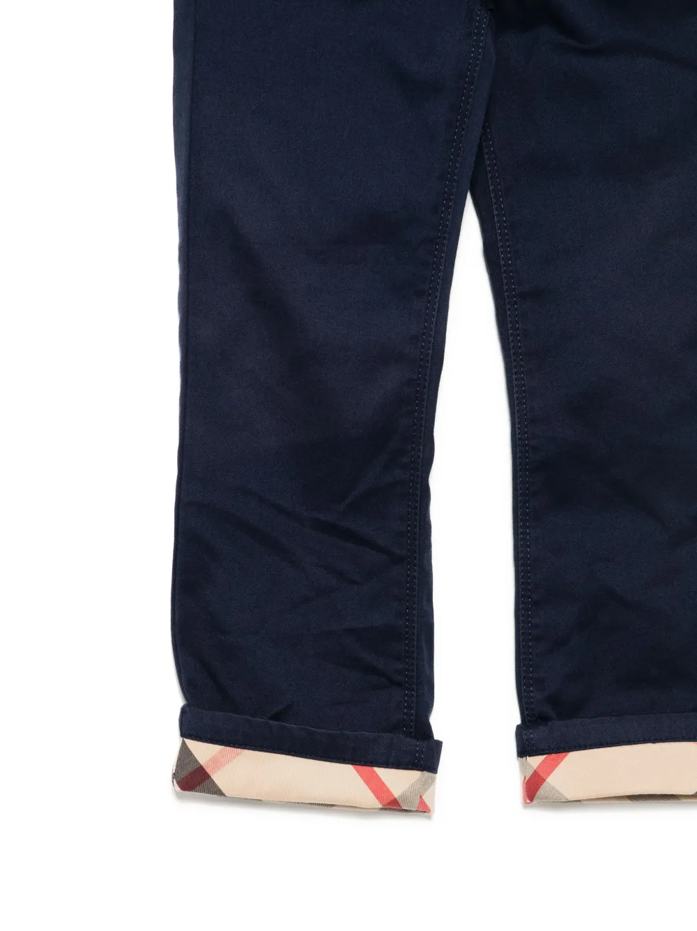 Burberry Kids Straight jeans Blauw
