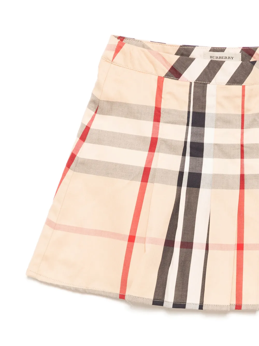 Burberry Kids Geruite rok Beige
