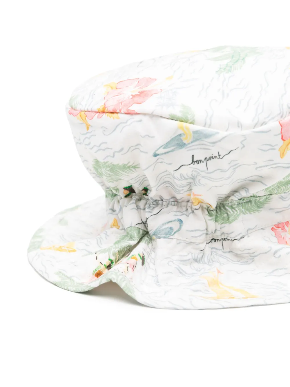 Bonpoint Piob bucket hat - White