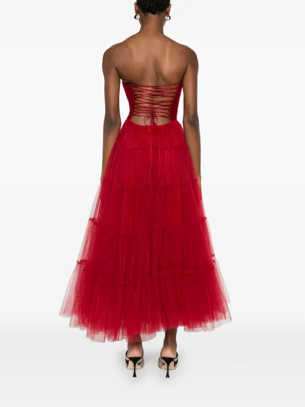Maria Lucia Hohan Sleeveless Draped Silk Maxi Dress - Farfetch