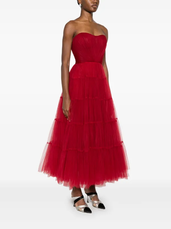 Maria Lucia Hohan Sleeveless Draped Silk Maxi Dress - Farfetch