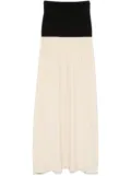 Nanushka fluted maxi skirt - Neutrals