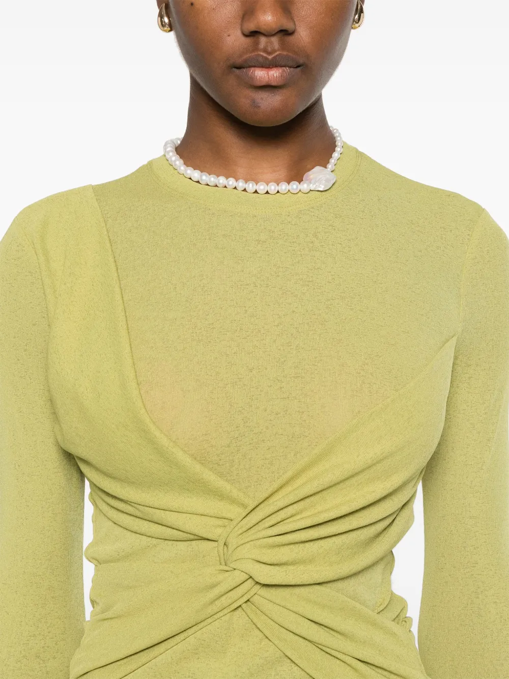 Nanushka Izolda T-shirt Groen