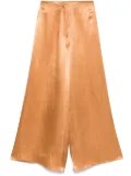 Nanushka satined trousers - Brown