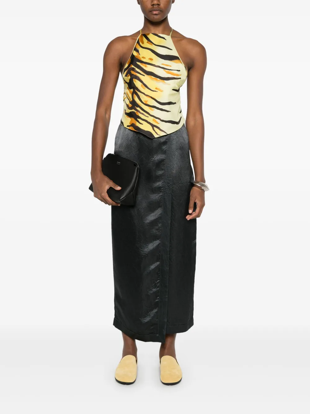 Nanushka Lilia top - Geel