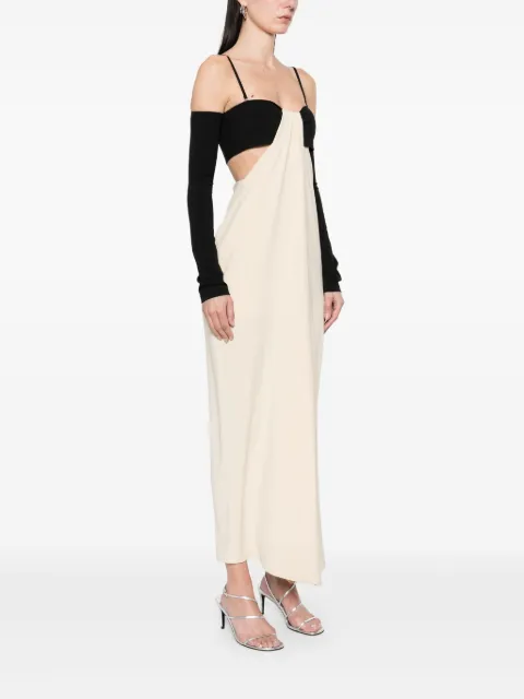 Nanushka bandeau draped maxi dresss NW25RSDR04511 - 2