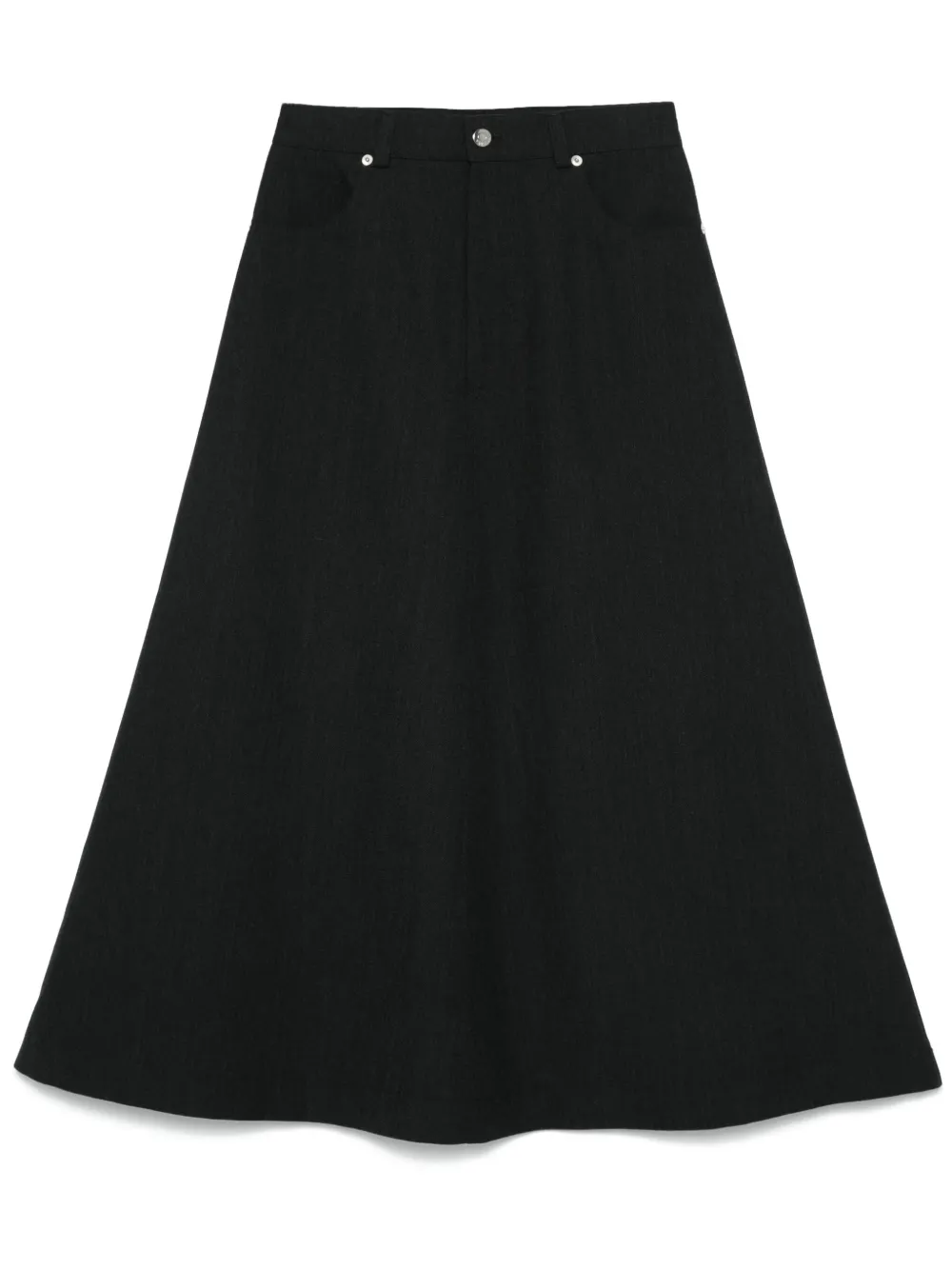 Nanushka Cintia midi-rok Grijs