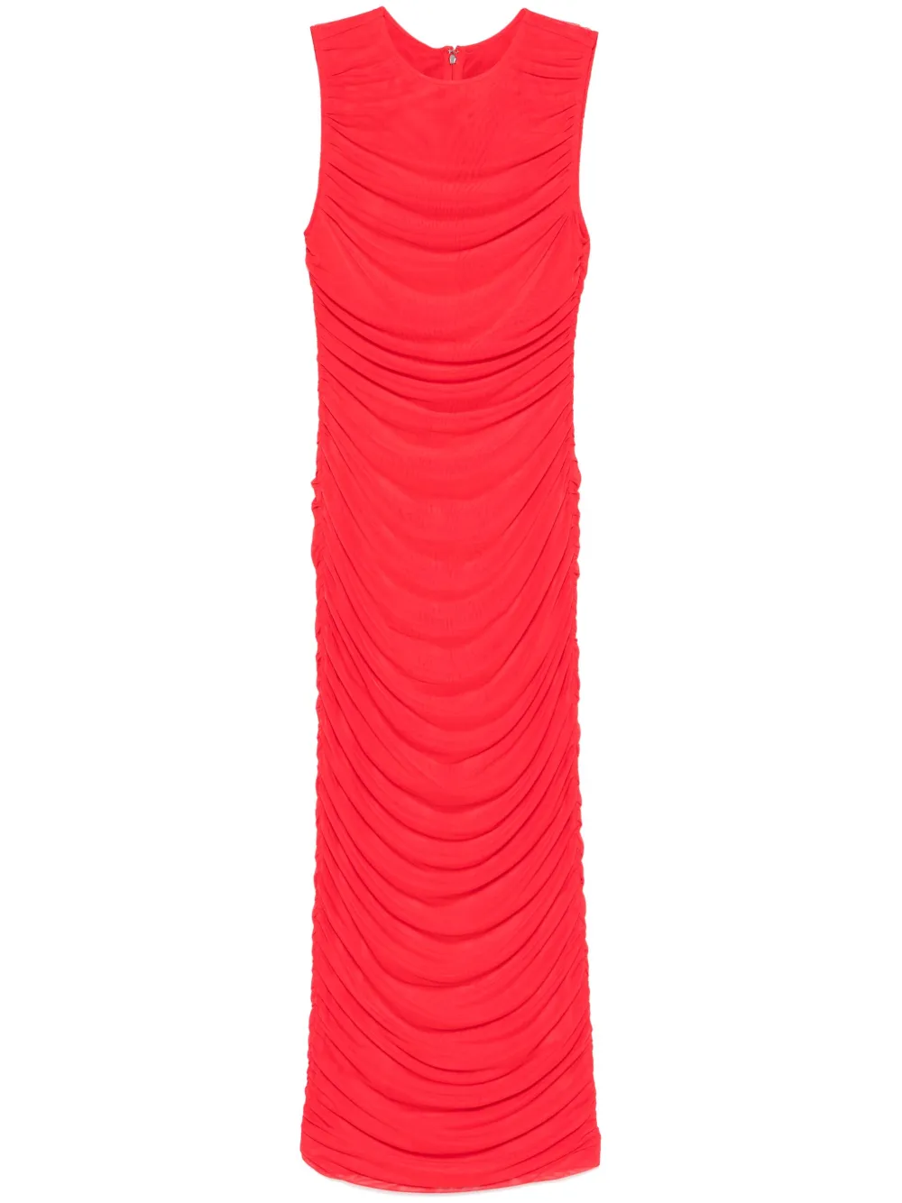 ROTATE BIRGER CHRISTENSEN mesh midi dress | Red | Image 1