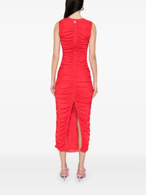 ROTATE BIRGER CHRISTENSEN mesh midi dress 1144371292 - 3
