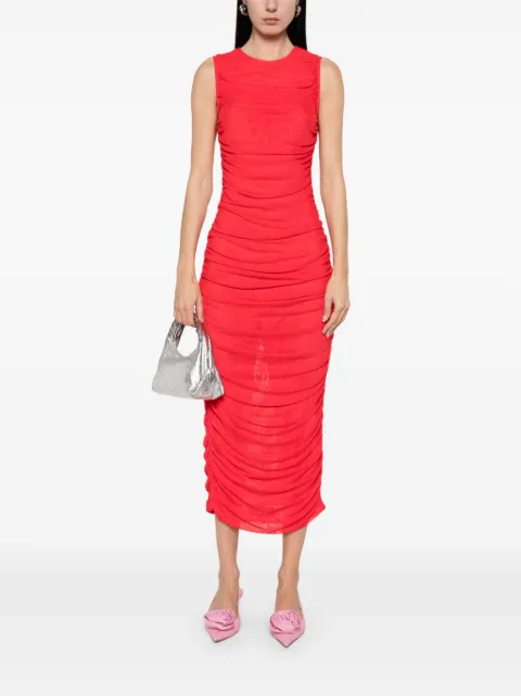 ROTATE BIRGER CHRISTENSEN mesh midi dress 1144371292 - 1