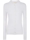 Michael Michael Kors fine-ribbed cardigan - White