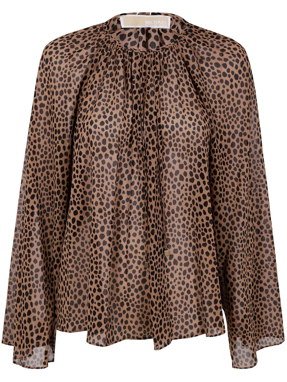 Michael Michael Kors レオパード ブラウス - ブラウン Michael Michael Kors レオパード ブラウス - ブラウン
