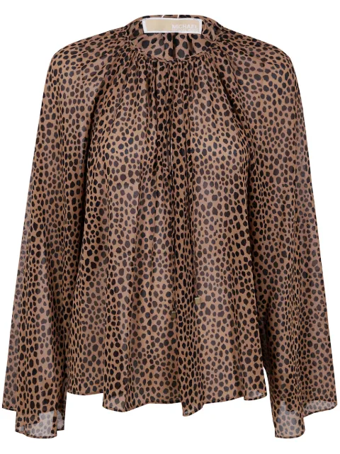 Michael Michael Kors leopard print blouse