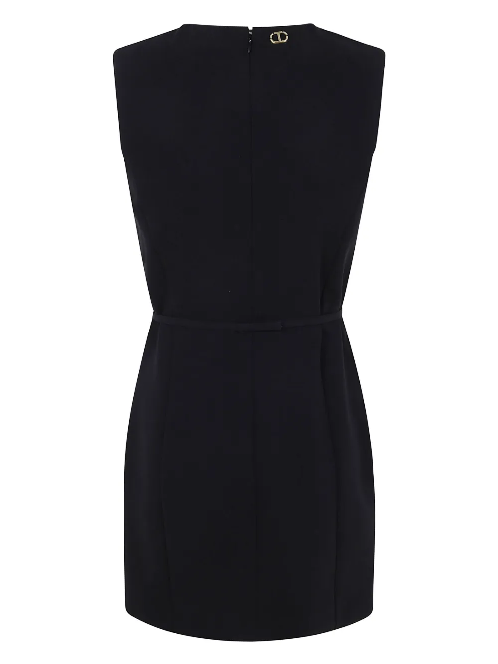 TWINSET Mouwloze mini-jurk - Zwart