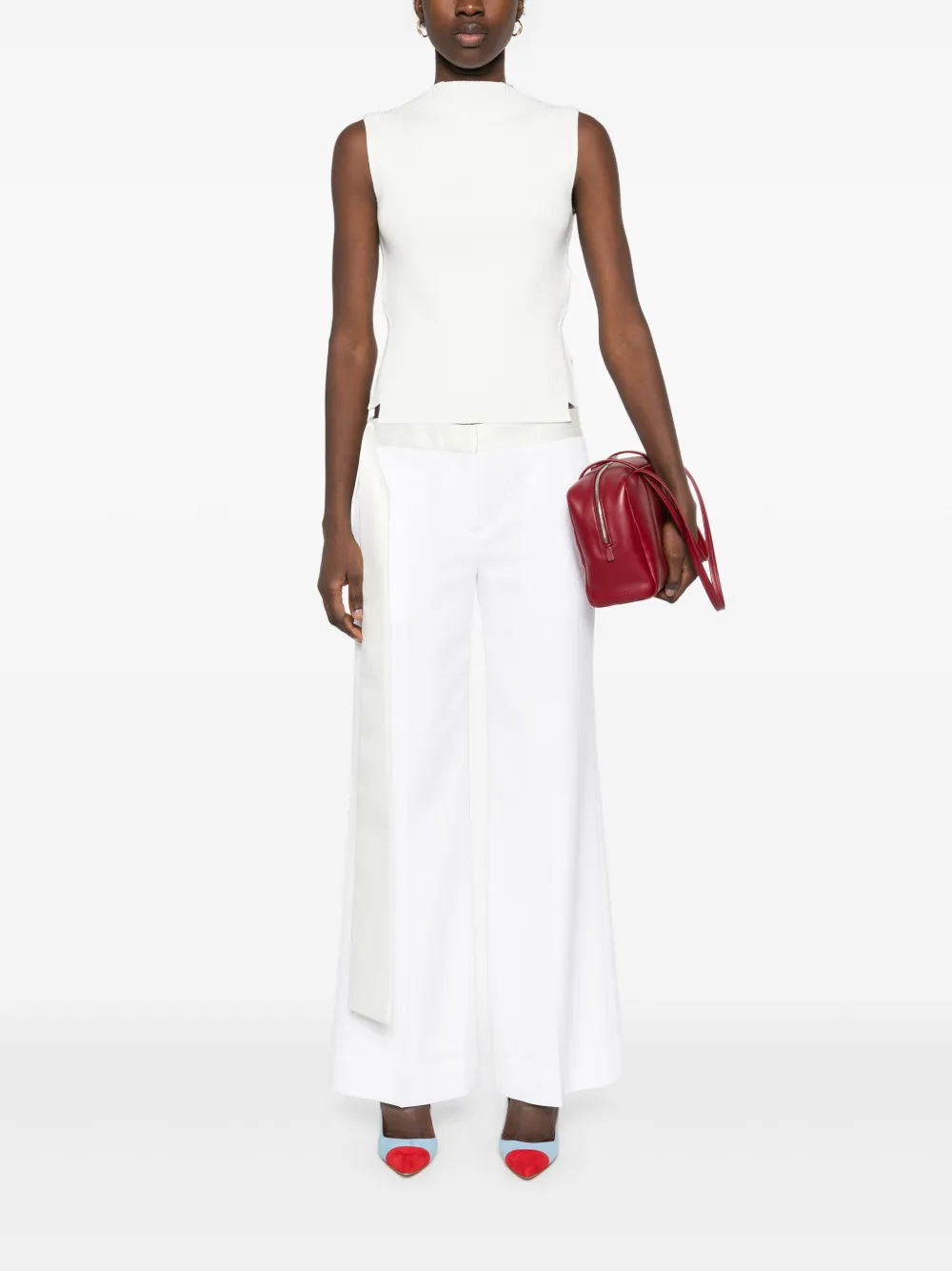VICTORIA BECKHAM RIBBED TANK TOP